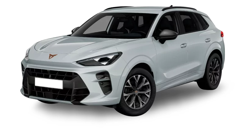 Renting Coches Cupra Terramar-1.5 eTSI 110kW DSG Blanco Glacial (Metalizado), Gris Timanfaya (Metalizado)