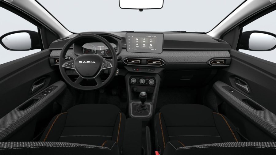 Renting Coches Dacia Sandero Stepway 74kW ECO-G Essential Blanco Glaciar