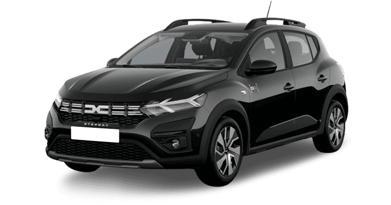 Renting Coches Dacia Sandero Stepway-Expression Go 74kW ECO-G Negro