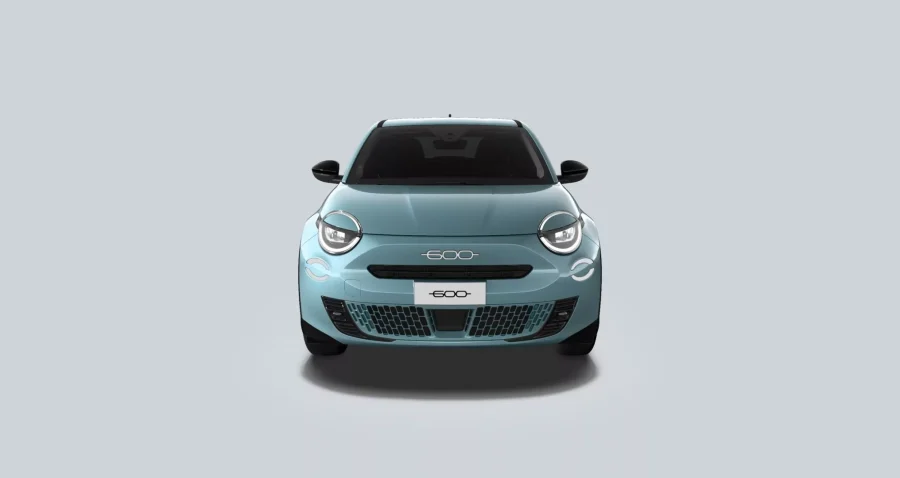 Renting Coches Fiat 600 1.2 MHEV ICON DDCT Azul Ottanio, Negro, Blanco