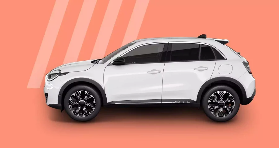 Renting Coches Fiat 600 1.2 MHEV La Prima DDCT Blanco