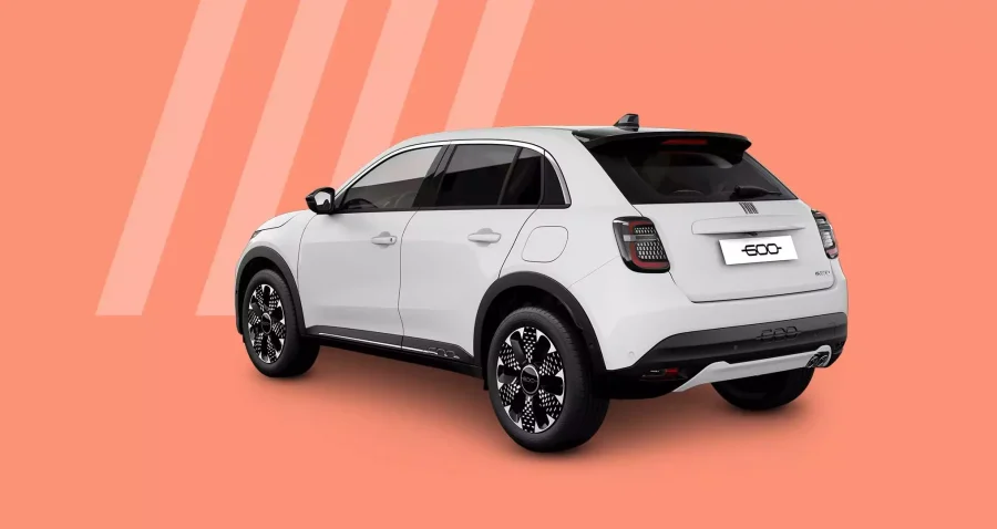 Renting Coches Fiat 600 1.2 MHEV La Prima DDCT Blanco