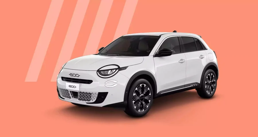 Renting Coches Fiat 600 1.2 MHEV La Prima DDCT Blanco