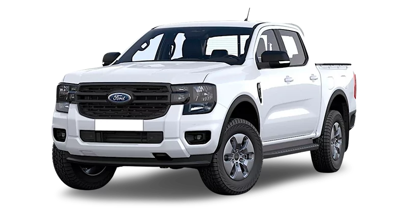 Renting Coches Ford Ranger XLT Doble Cabina 2.3 TIVCT PHEV Auto. Blanco