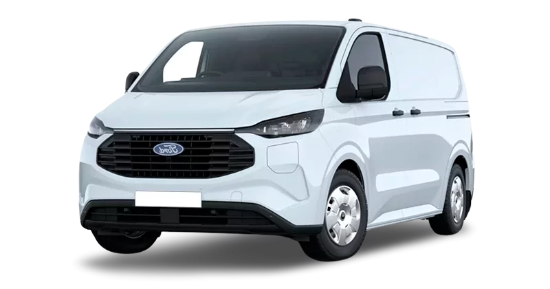 Renting Coches Ford Transit Custom Van 2.5 Duratec PHEV 320 L1 Trend Blanco