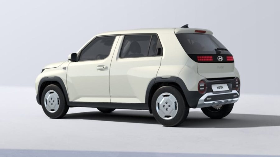 Renting Coches Hyundai Inster 42 KWh Maxx Unbleached Ivory