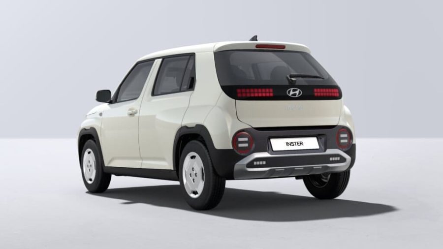 Renting Coches Hyundai Inster 42 KWh Maxx Unbleached Ivory