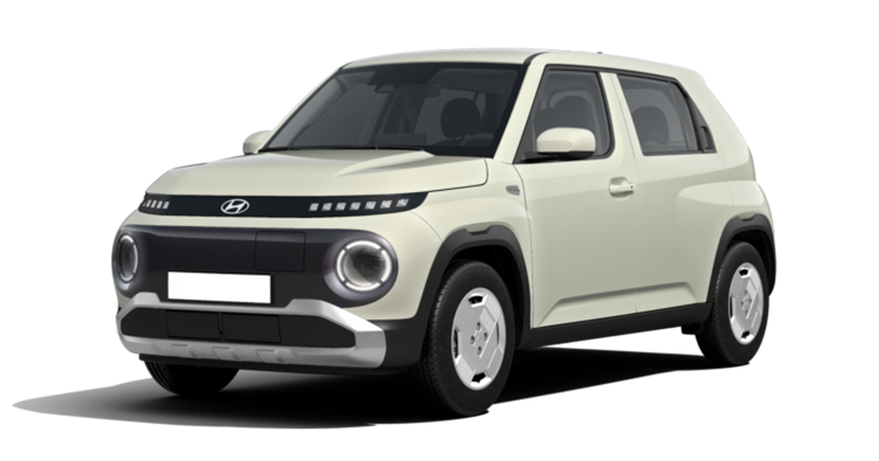 Renting Coches Hyundai Inster-42 KWh Maxx Unbleached Ivory