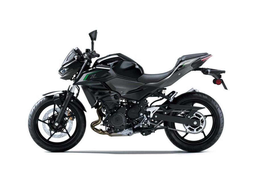Renting Motos Kawasaki Z 500 Metallic Spark Black / Metallic Matte Graphenesteel Gray
