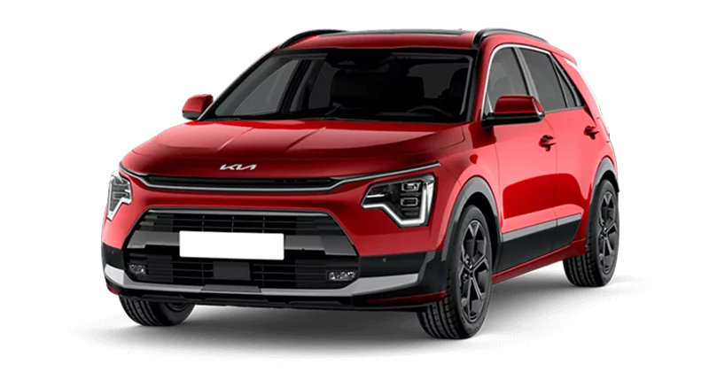 Renting Coches Kia Niro-HEV Drive Runway Red, Clear White, Interstellar Gray, Snow White Pearl