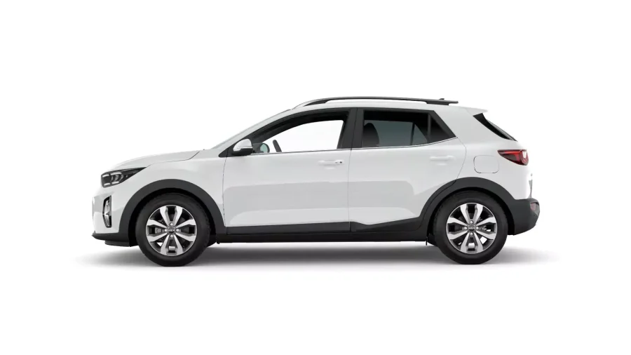 Renting Coches Kia Stonic 1.0 T-GDi MHEV MT Concept Clear White, Astro Grey