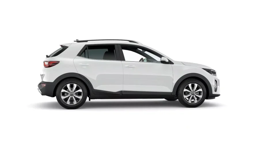 Renting Coches Kia Stonic 1.0 T-GDi MHEV MT Concept Clear White, Astro Grey