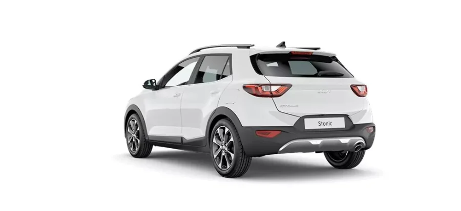 Renting Coches Kia Stonic 1.0 T-GDi MHEV MT Drive Clear White