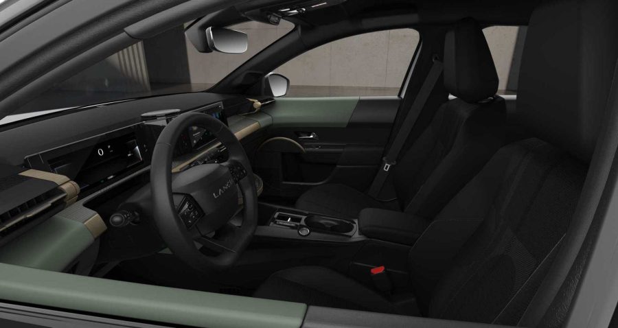 Renting Coches Lancia Ypsilon Hybrid Gris Granito / Techo Negro