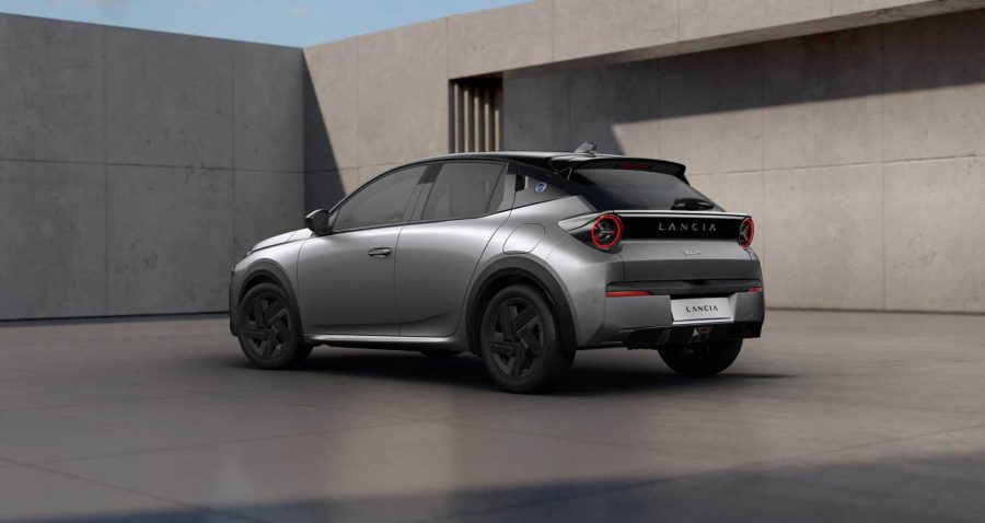 Renting Coches Lancia Ypsilon Hybrid Gris Granito / Techo Negro