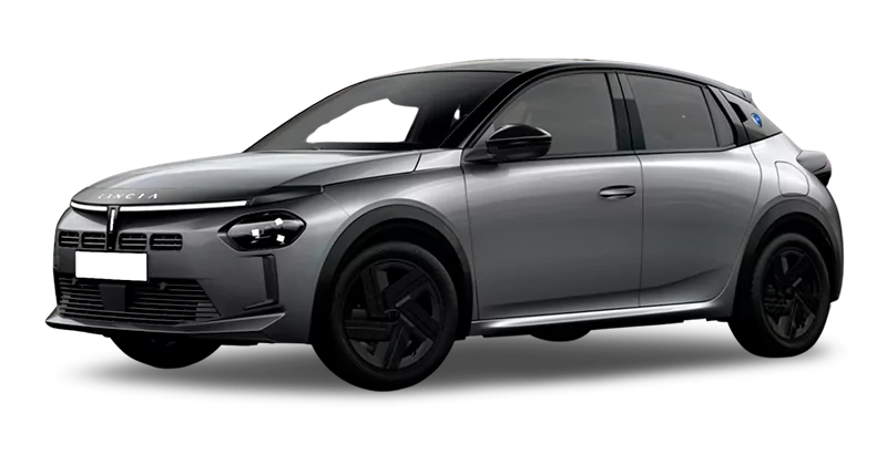 Renting Coches Lancia Ypsilon-Hybrid Gris Granito / Techo Negro