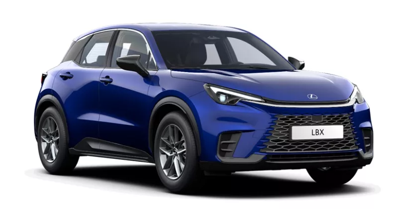 Renting Coches Lexus LBX Elegant Azul Menorca, Rojo Hollywood, Blanco Santorini, Plata, Gris Berlin, Negro Detroit