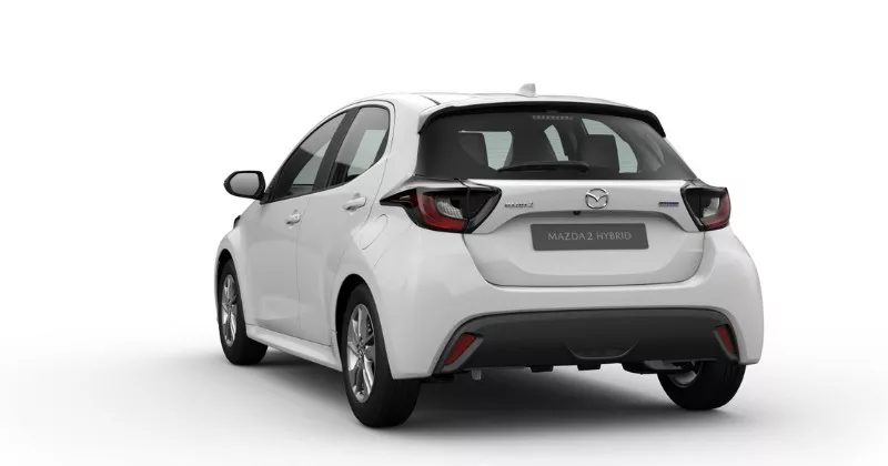 Renting Coches Mazda 2 Hybrid 1.5 CVT Centre-Line Lunar White