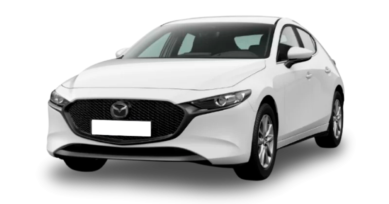 Renting Coches Mazda 3 2.5 e-SKYACTIV G Prime-Line Blanco