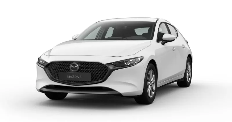 Renting Coches Mazda 3 2.5 e-SKYACTIV G Prime-Line Blanco