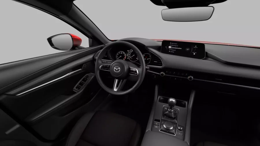 Renting Coches Mazda 3 2.5L E-SKY G MHEV Prime-Line Rojo