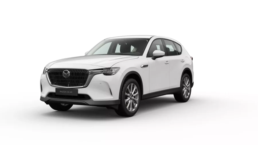 Renting Coches Mazda CX-60 3.3 e-Skyactiv D MHEV 8AT 2WD Exclusive-line Artic White
