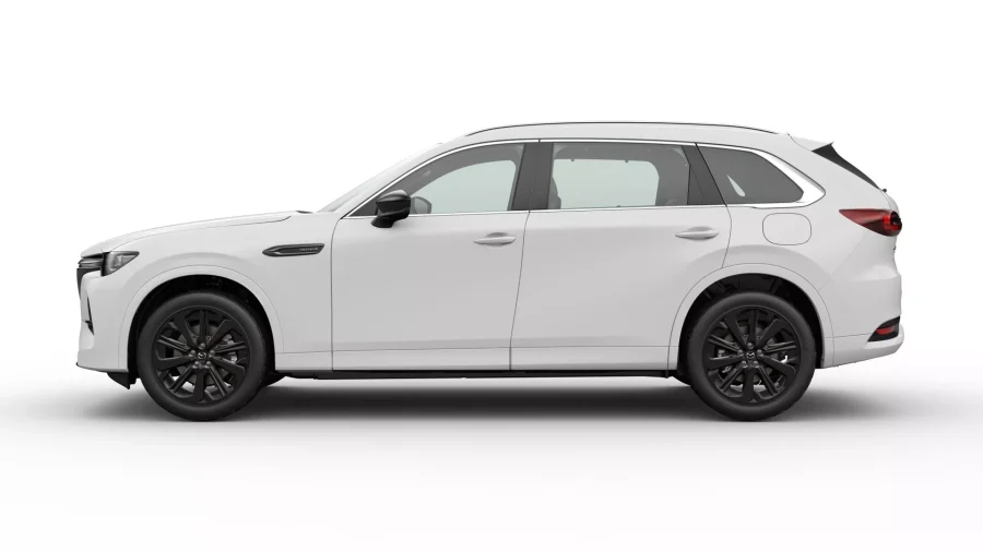 Renting Coches Mazda CX-80 2.5 e-SKYACTIV PHEV Exclusive-Line Blanco