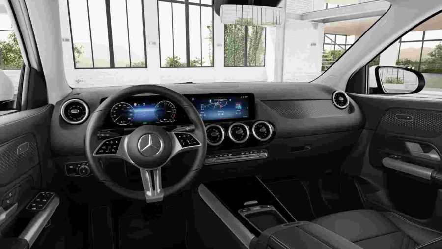 Renting Coches Mercedes Benz GLA 250 e Blanco Polar, Negro Noche
