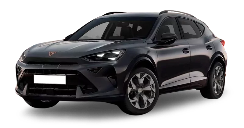 Renting Coches Cupra Formentor-1.5 eTSI 110kW DSG Gris Magnetic (Metalizado), Blanco Nevada (Metalizado)