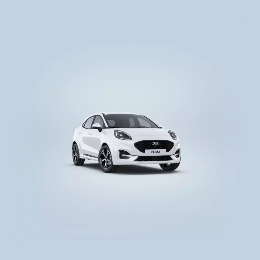 Renting Coches Ford Puma 1.0 EcoBoost MHEV ST-Line Blanco Frozen