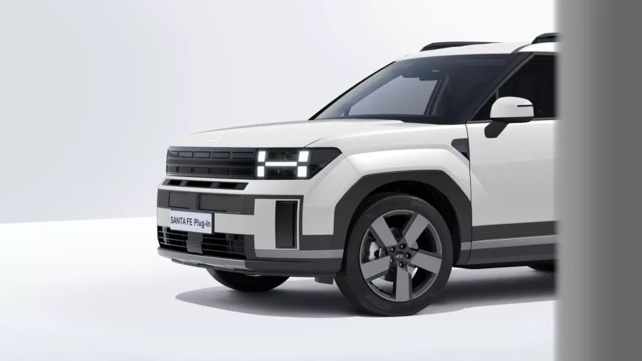 Renting Coches Hyundai Santa Fe 1.6T PHEV 4X4 AT Tecno Creamy White (perlado)