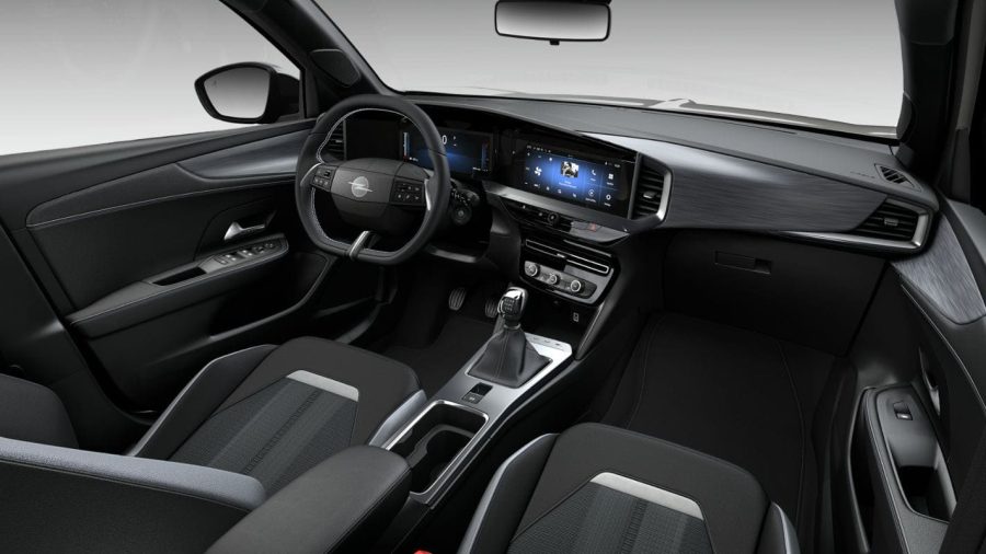 Renting Coches Opel Mokka 1.2T GS Arktis White / Techo Negro