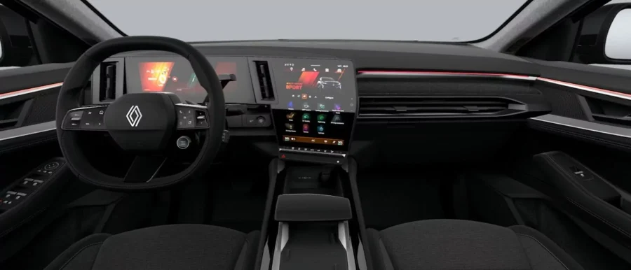 Renting Coches Renault Rafale Techno full hybrid E-Tech 147kW Negro