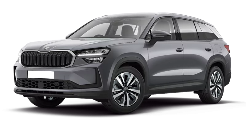 Renting Coches Skoda Kodiaq-1.5 TSI DSG PHEV Selection Gris Graphite, Blanco Luna