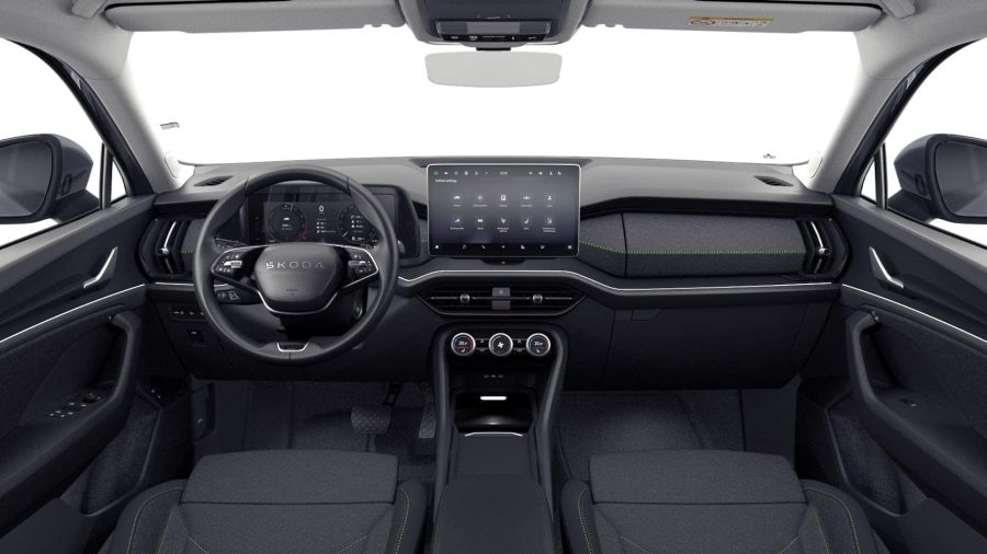 Renting Coches Skoda Kodiaq 1.5 TSI DSG PHEV Selection Gris Graphite, Blanco Luna