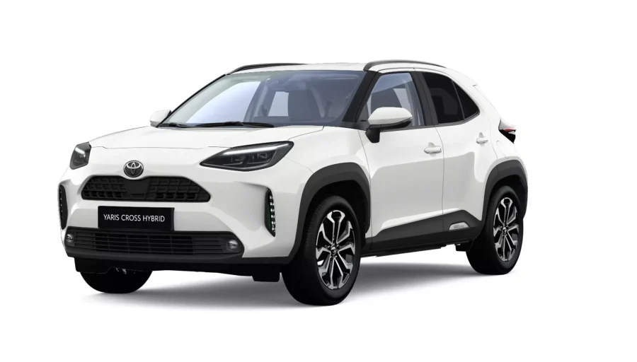 Renting Coches Toyota Yaris Cross Hybrid 130 e-CVT 5P Active Plus Blanco Classic