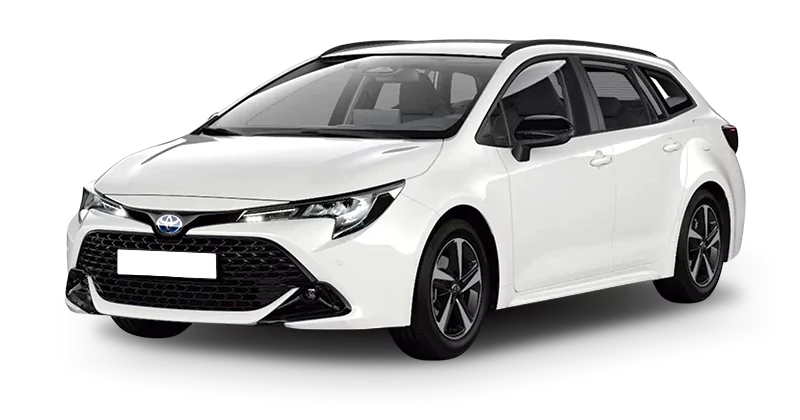 Renting Coches Toyota Corolla Touring Sports-Hybrid 140 Active Plus Blanco Classic