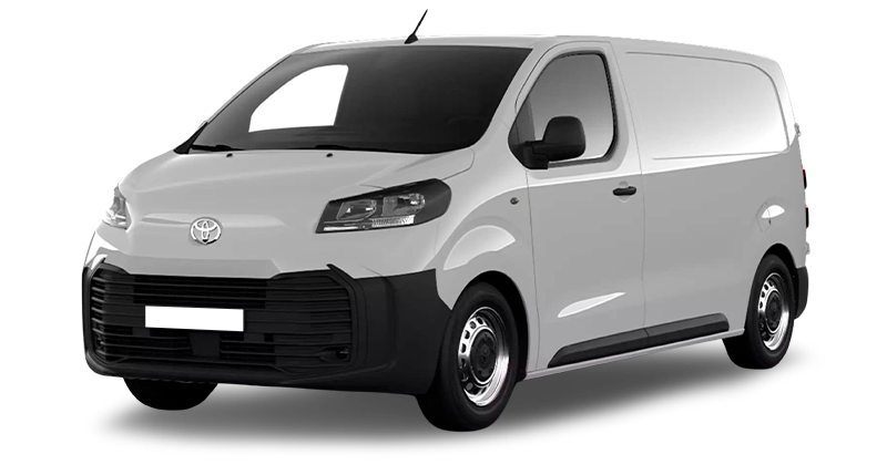 Renting Coches Toyota Proace-VAN L1 GX 1.5D 89 kW 120CV 6MT Blanco Polar