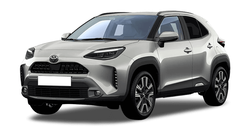 Renting Coches Toyota Yaris Cross-1.5 130H Style Gris Agata