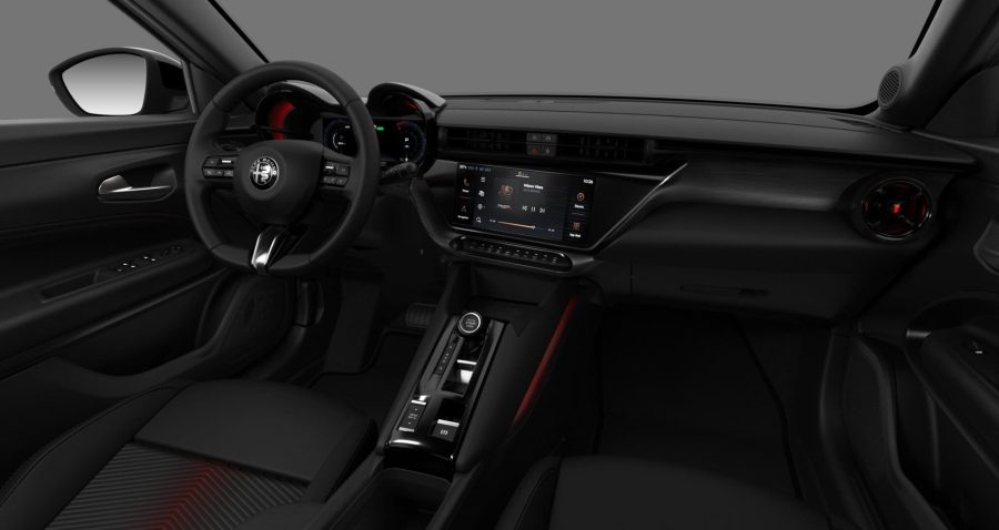 Renting Coches Alfa Romeo Junior Ibrida Ti 108kW Argento arese