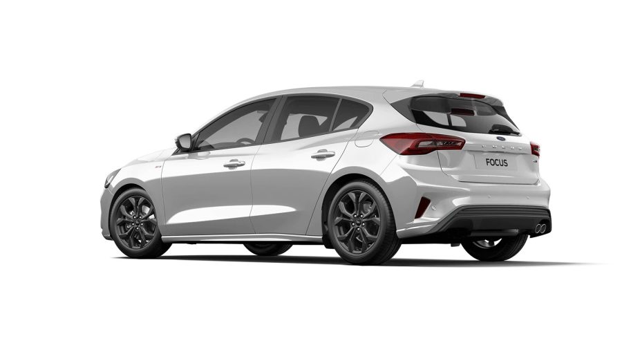 Renting Coches Ford Focus 1.0T EcoBoost mHEV ST-Line Blanco, Rojo Race