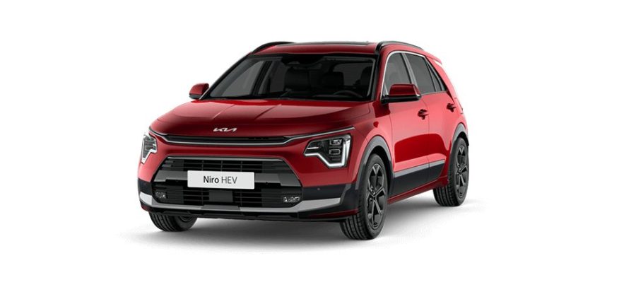 Renting Coches Kia Niro HEV Drive Runway Red, Clear White, Interstellar Gray, Steel Gray, Snow White Pearl