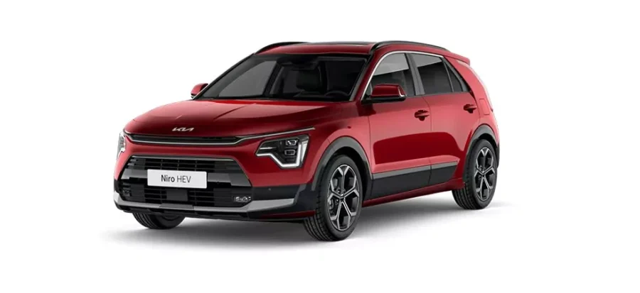 Renting Coches Kia Niro 1.6 HEV Concept Runway Red, Clear White, Aurora Black, Steel Gray, Interstellar Gray