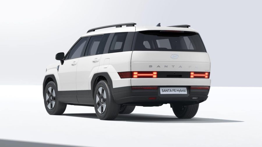 Renting Coches Hyundai Santa Fe 1.6T HEV 4X2 AT Maxx White Cream