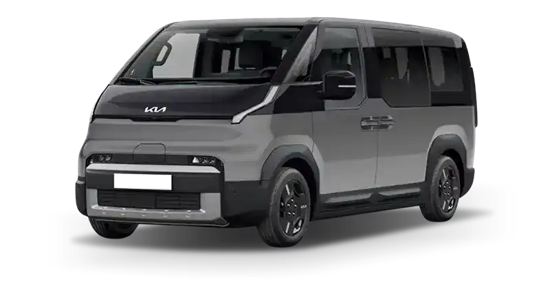 Renting Coches Kia PV5-Passenger L2 H1 LR Plus Steel Gray, Aurora Black