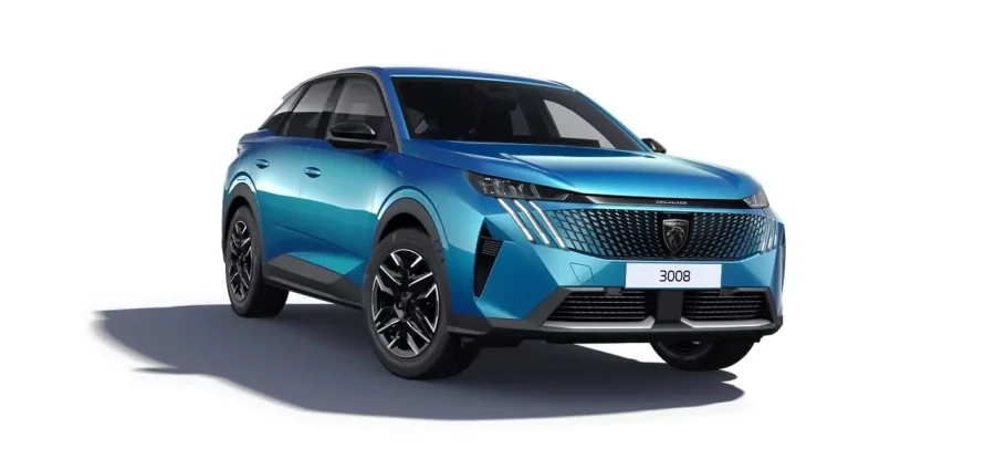 Renting Coches Peugeot 3008 1.2 107KW Allure EDCS6 Azul Obsession