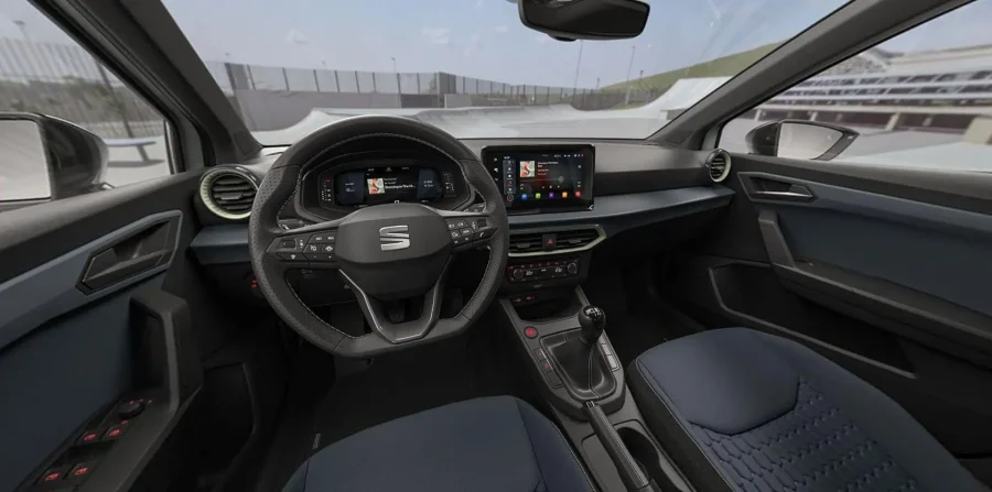 Renting Coches Seat Ibiza 1.0 TSI 85kW Style+ Azul Fiord