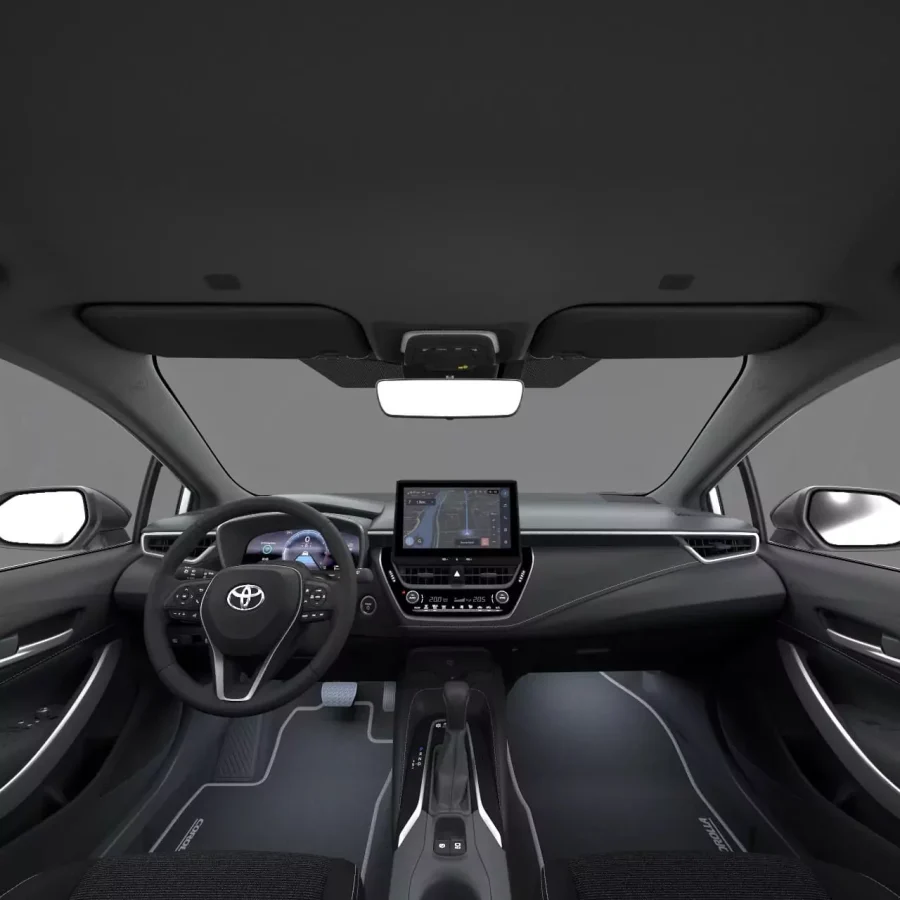 Renting Coches Toyota Corolla Hybrid 140 e-CVT 5P Active Plus Gris Trueno