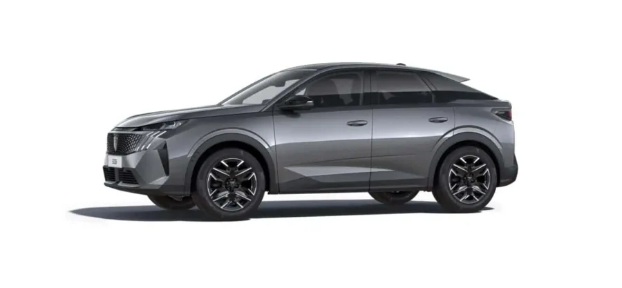 Renting Coches Peugeot 3008 1.2 107kW Allure Hybrid 145 EDCS6 Gris Titanium