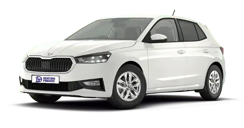 Renting Coches Skoda Fabia 1.0 MPI Selection Blanco Candy
